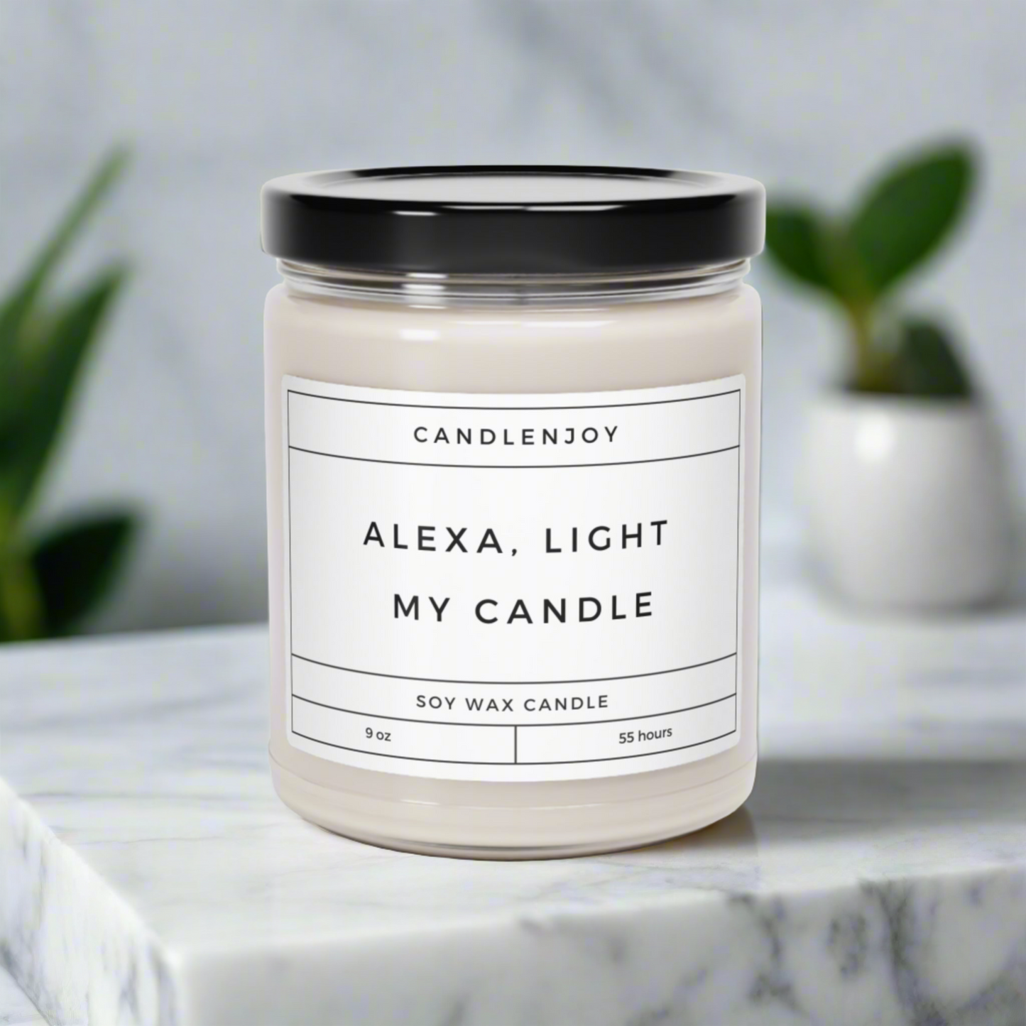 Alexa, Light My Candle Scented Soy 9oz Candle