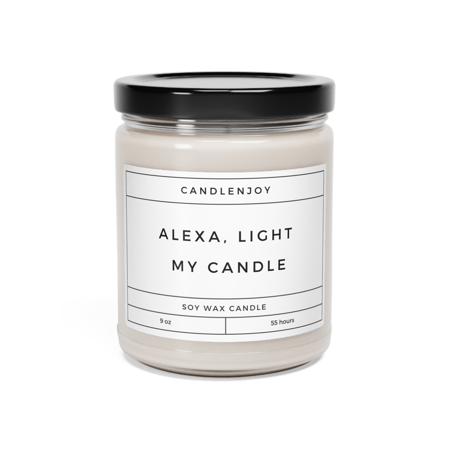 Alexa, Light My Candle Scented Soy 9oz Candle