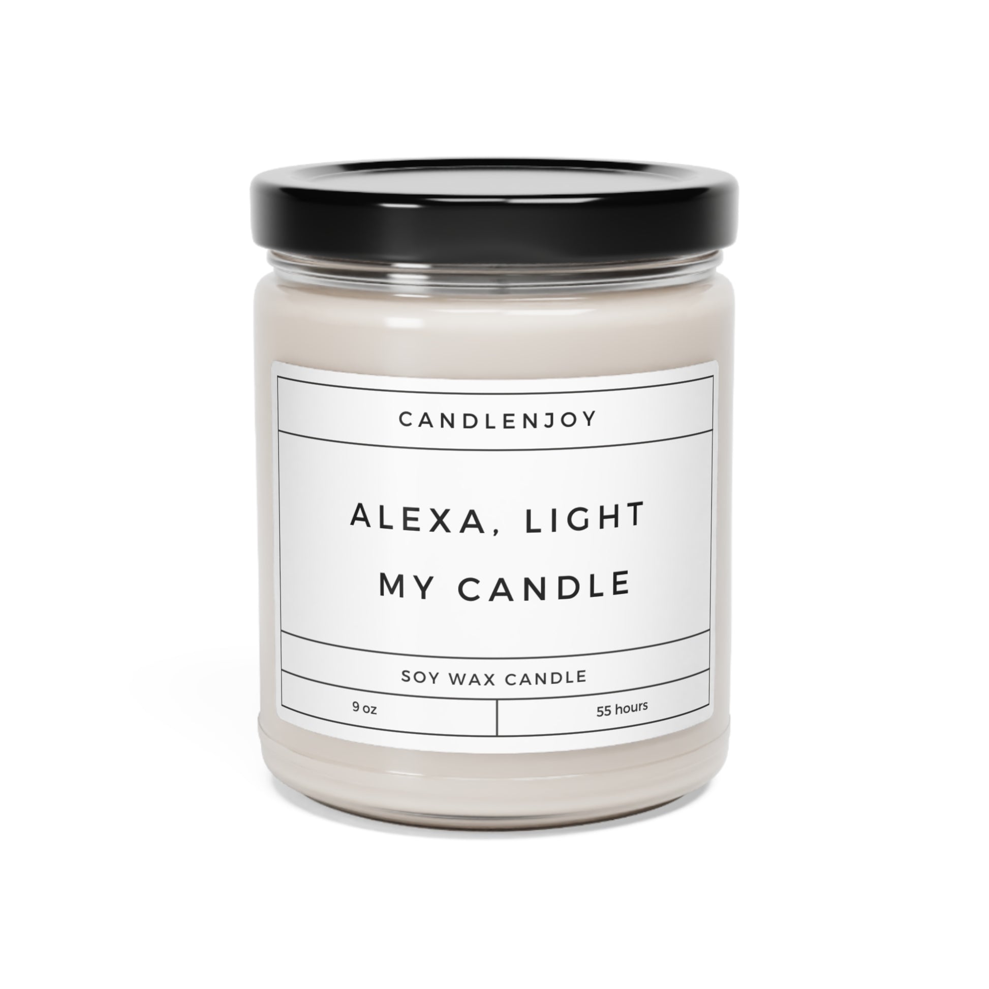 Alexa, Light My Candle Scented Soy 9oz Candle