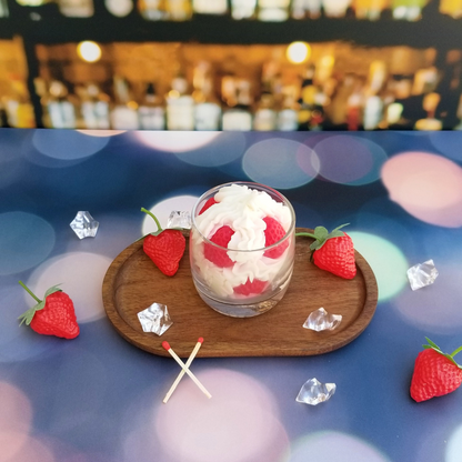 Strawberry Cream Milkshake Candle 2