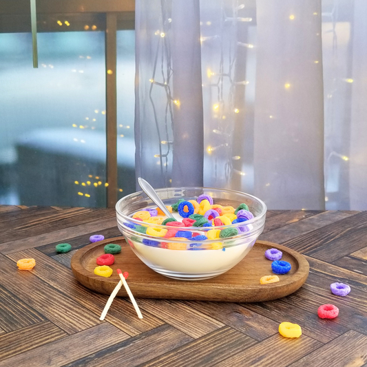 Cereal Bowl With Spoon Candle 1