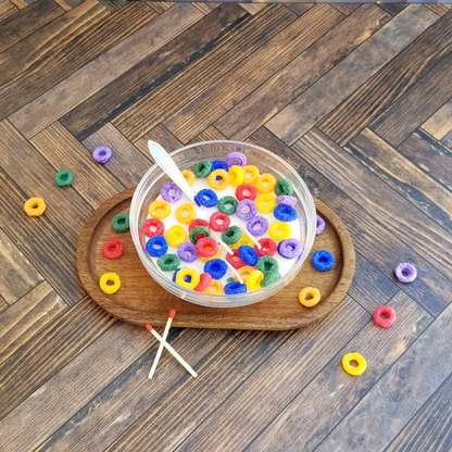 Cereal Bowl With Spoon Candle